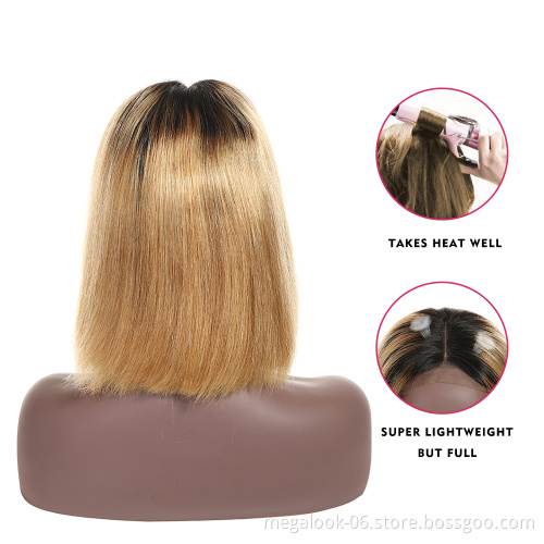 Wholesale Cheap Brazilian Lace Front Wigs Remy 4X4 Lace Wig Virgin Human Hair Short Bob Wigs